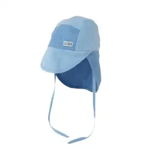 Lil' Boo Soft Baby Sun Cap Block Blue